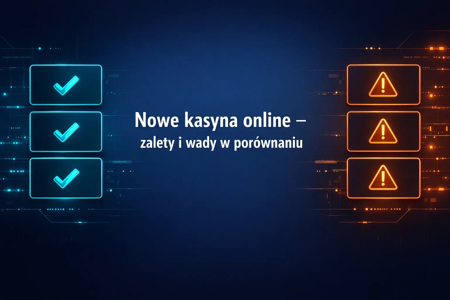 Nowe kasyna online – zalety i wady w porównaniu