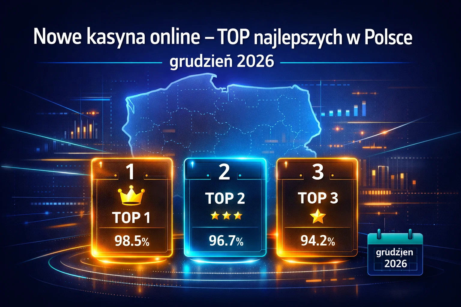 Nowe kasyna online – TOP najlepszych w Polsce grudzień 2026